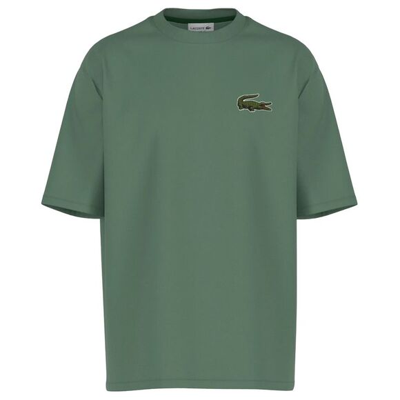 Lacoste Mens Natural Loose T-Shirt / Green